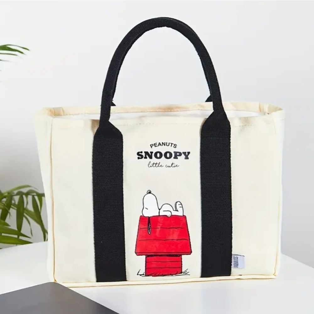 Snoopy Canvas Tote Bag